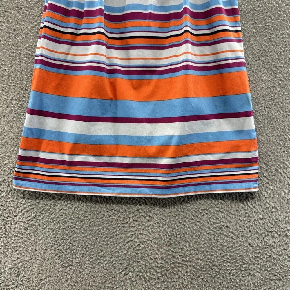J. Crew Skirt Women's‎ 2 Multi Colored Striped Pocket Tube Skirt Ladies 2